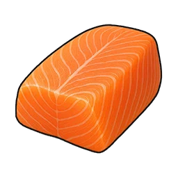 Trozo grueso de pescado