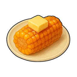 Maíz a la parrilla con mantequilla