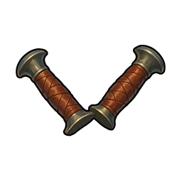 Empuñaduras de espadas dobles