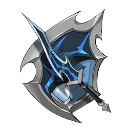 Black Flame Wings Sword and Shield