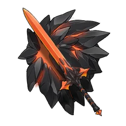 Crimson Flame Sword and Shield
