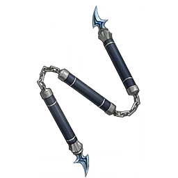 Nunchaku Sayap Api Hitam